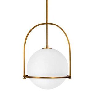 Two Adjustable Height, for Even or Sloped Ceilings, Etched Opal Globe